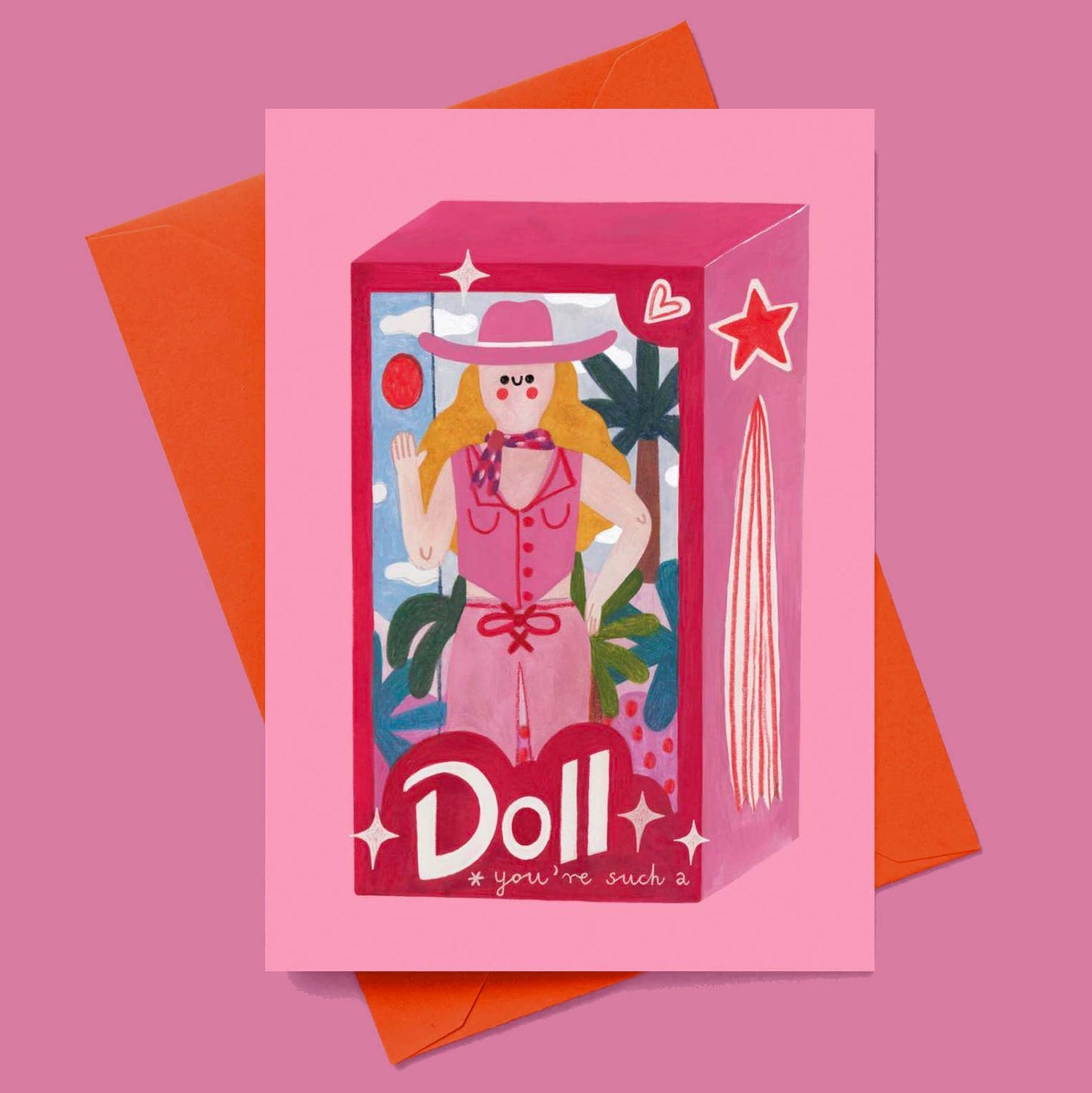 BARBIE card by Daria