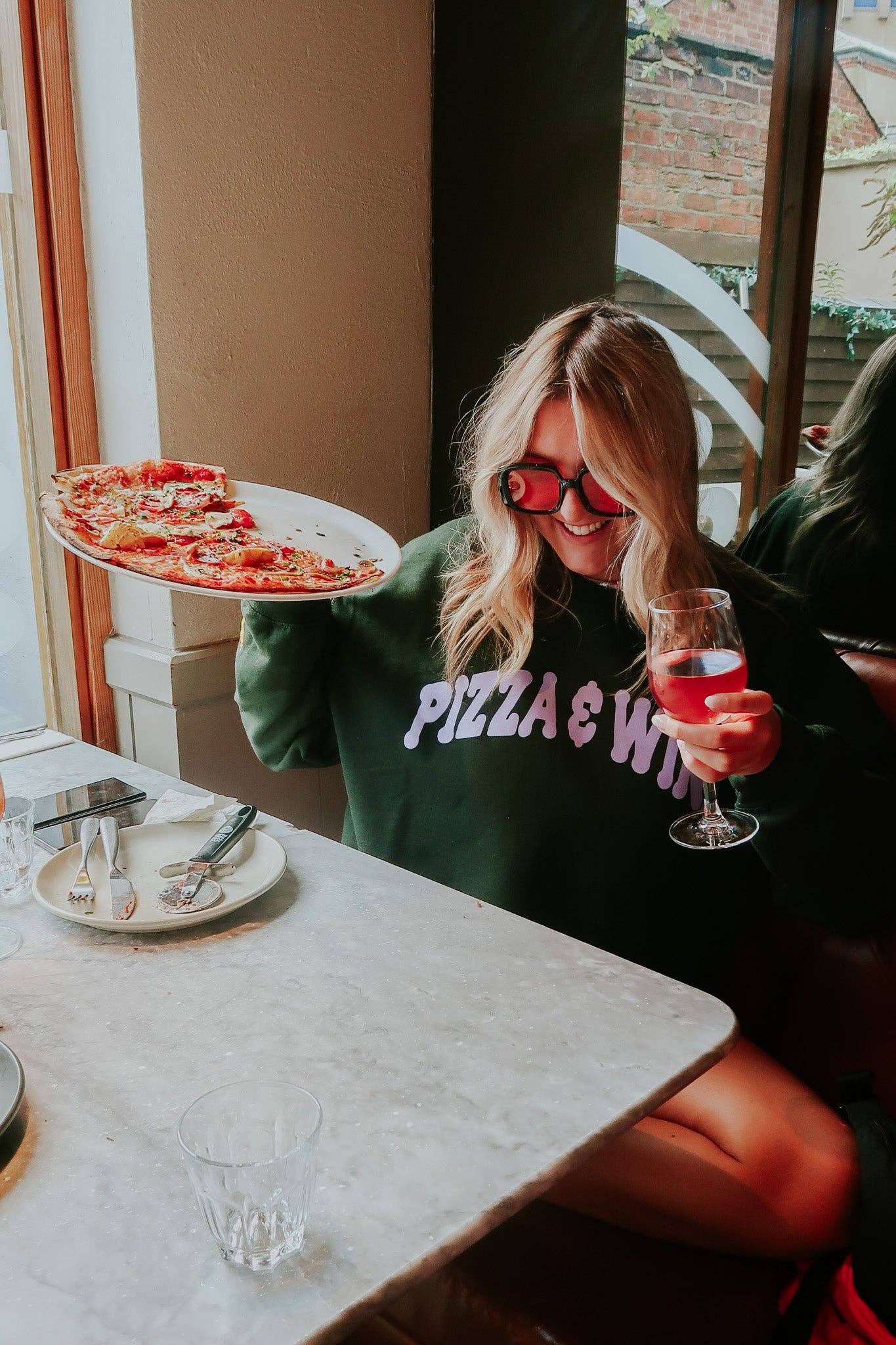 The Pizza & Wine Oversized Sweatshirt