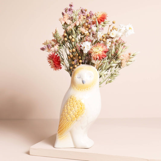 Owl Ceramic Vase