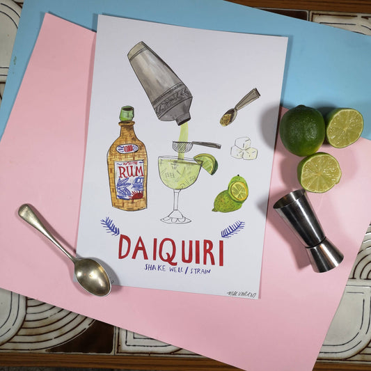 Daiquiri by Dick Vincent - A4 Print