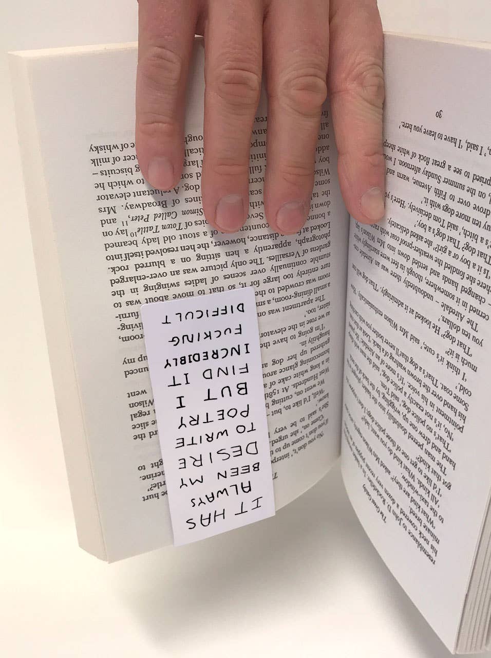 Write Poetry Naughty David Shrigley Magnetic Bookmark