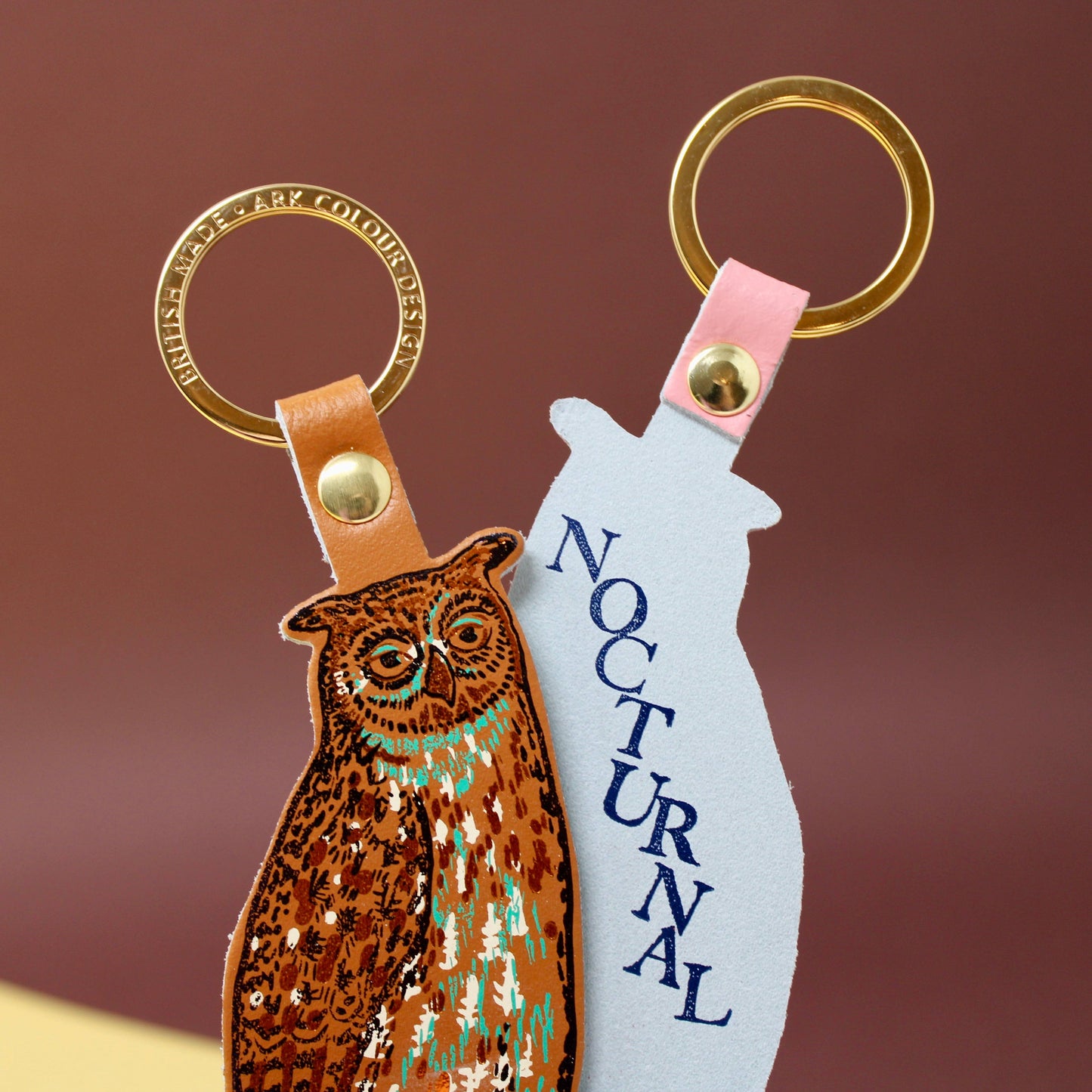 Nocturnal Owl Key Fob