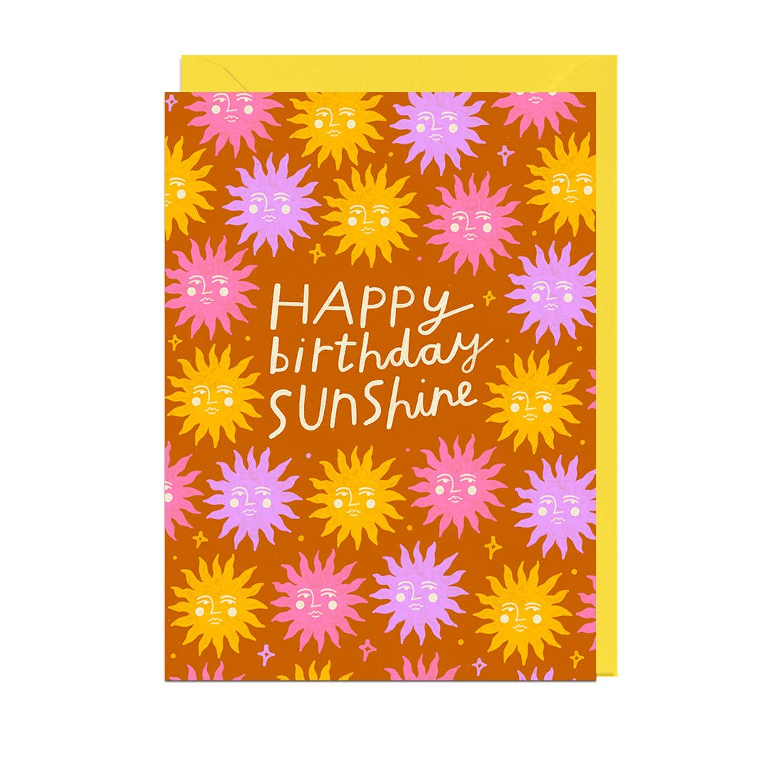 Happy Birthday Sunshine Greeting Card