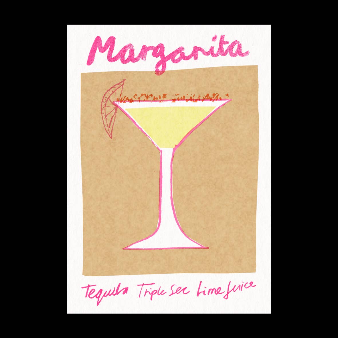 Margarita Risograph A3 Print