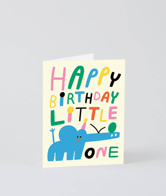 Happy Birthday Little One' Greetings Card