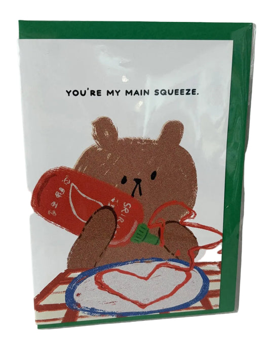 Main Squeeze Bear Card