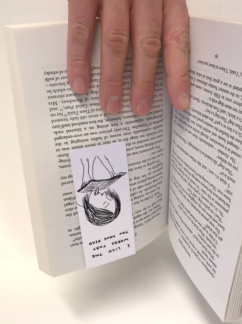 Lick The Words David Shrigley Magnetic Bookmark