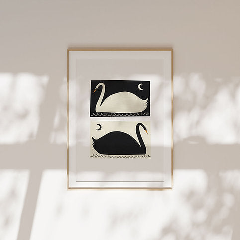 Negative / Positive Art Print Collection by Little Black Cat – Flock ...