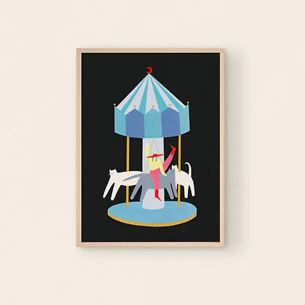 Circus Art Print Collection by Little Black Cat