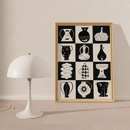 Black and White Print Collection by Little Black Cat
