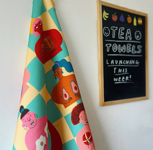 Brunch Girlies Tea Towel