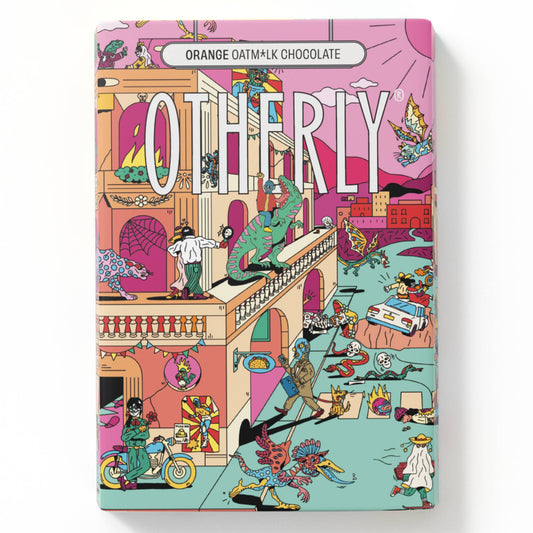 Orange Oatm*lk Chocolate Bar 120G // Vegan // Creamy