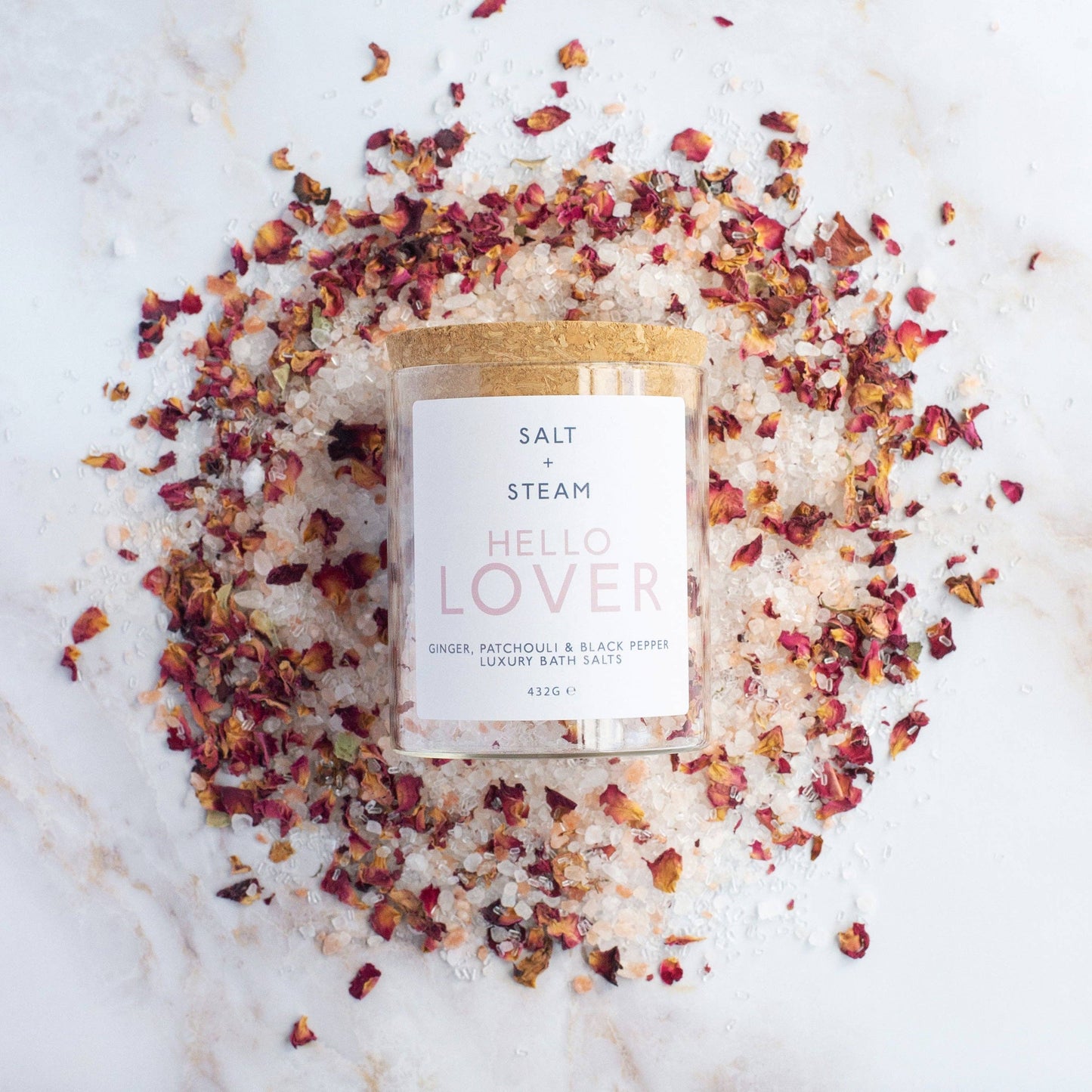 Hello Lover - Ginger & Patchouli Bath Salts 80g & 432g