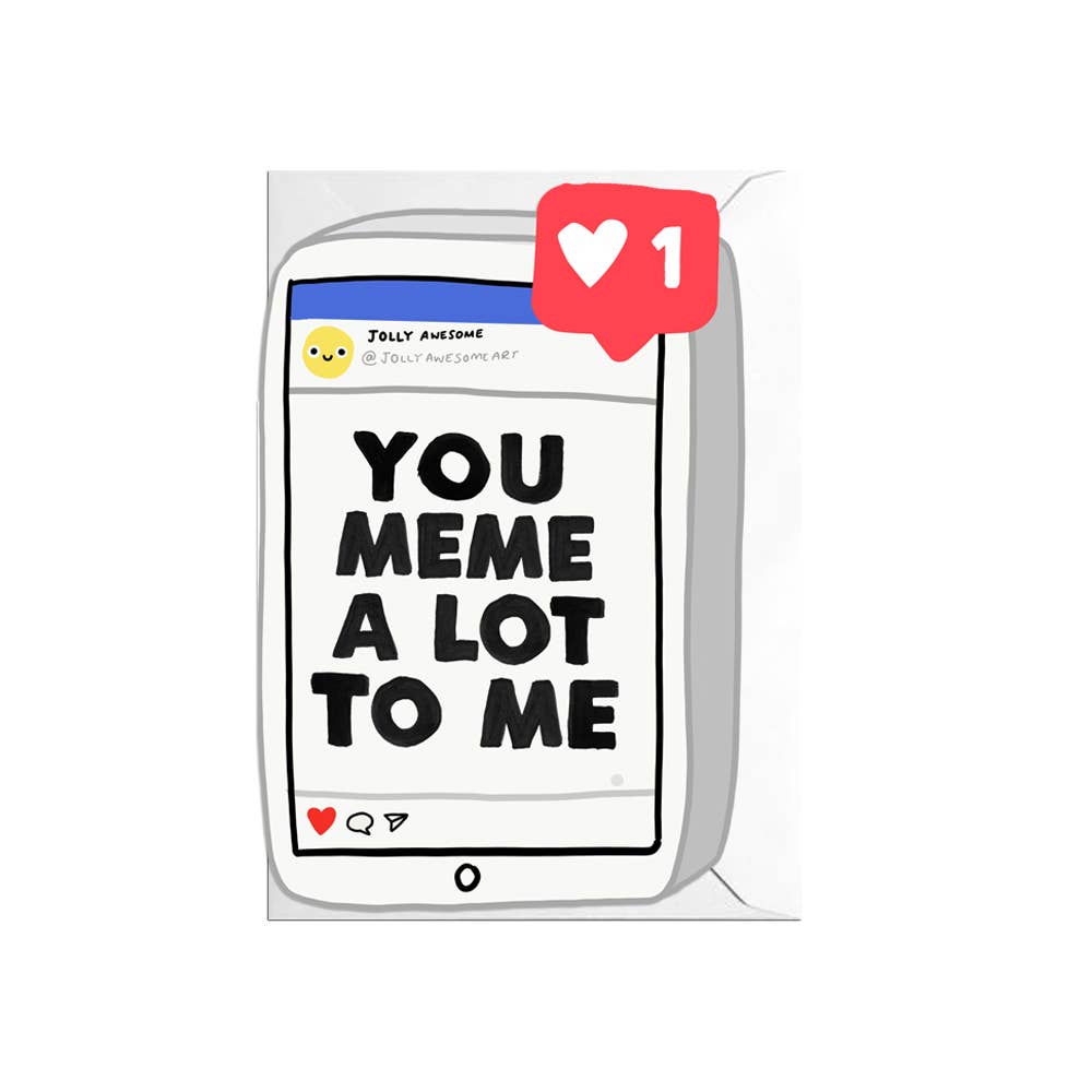 MEME A LOT CUT OUT CARD