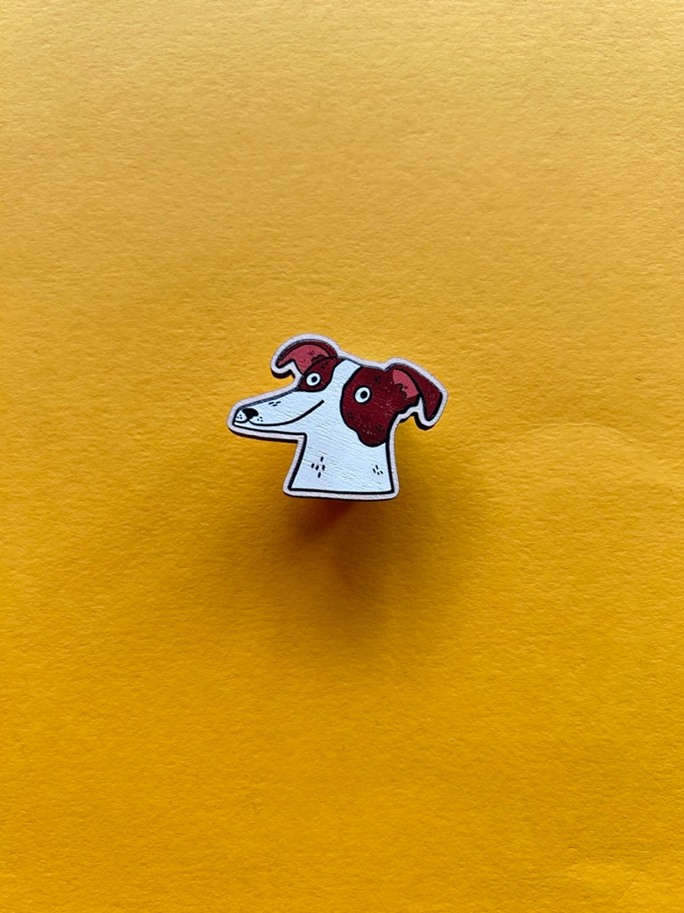 Wooden Dog Pins by Fernandes Makes
