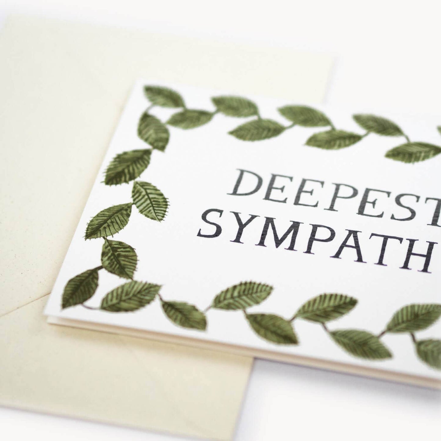 Deepest Sympathy Foiled Greeting Card