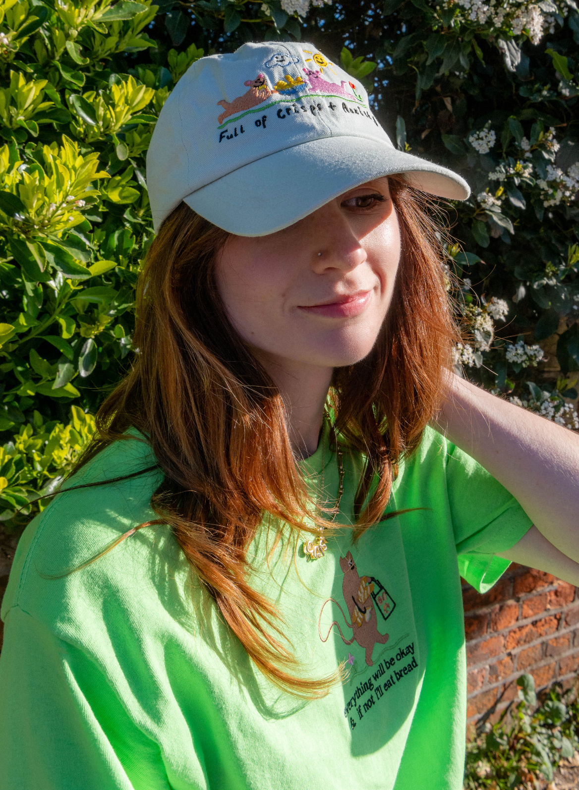 Crisps & Anxiety Embroidered Cap