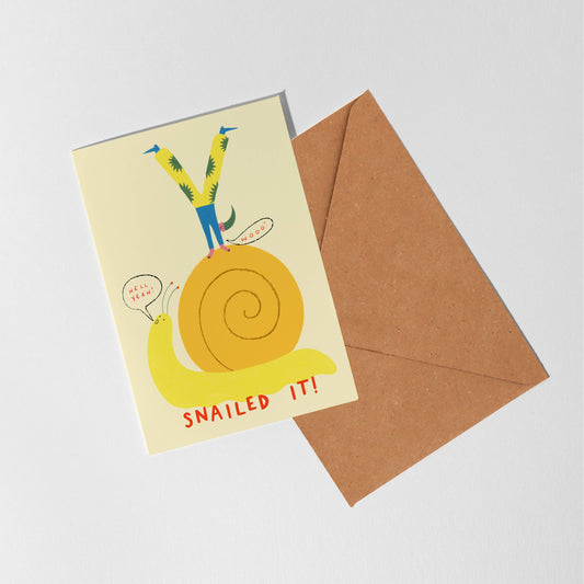 Snailed It Achievement Card | Graduation | Exams | Driving