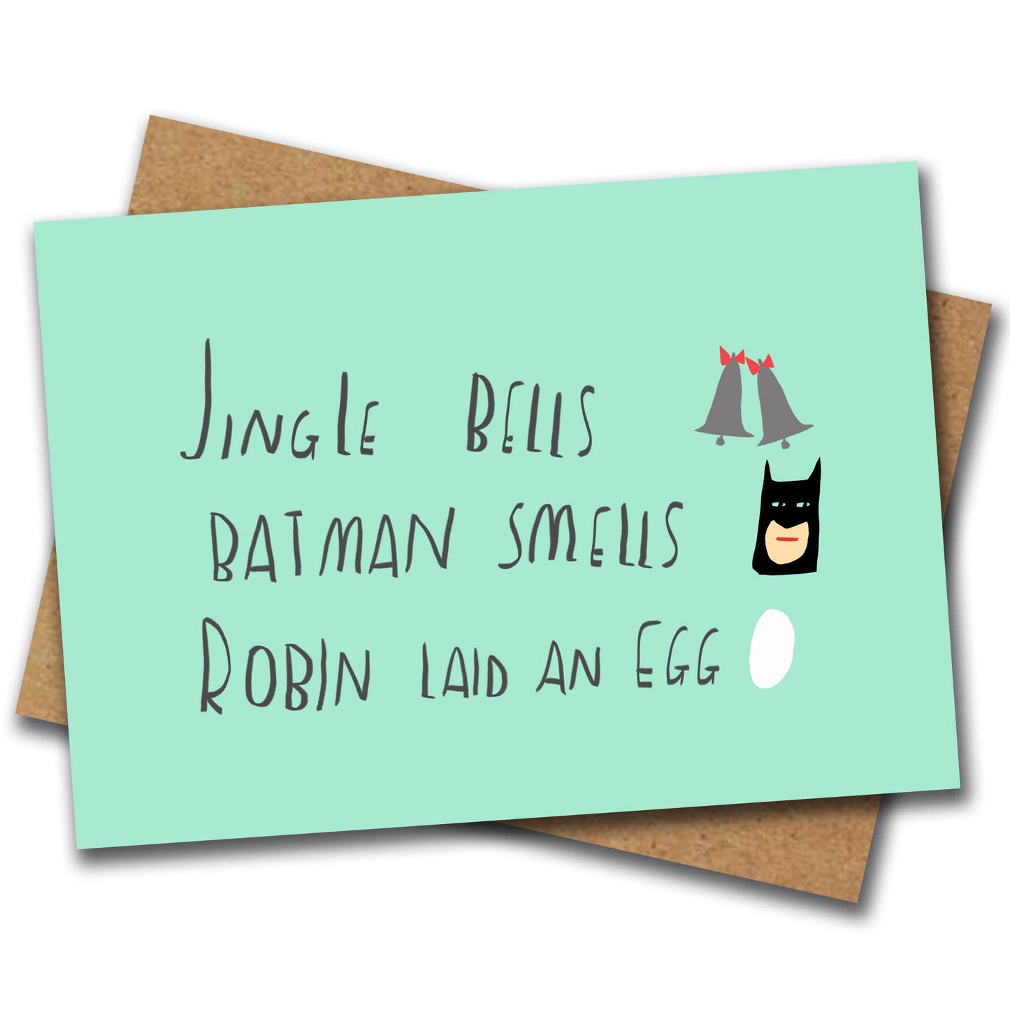 Jingle bells batman smells card