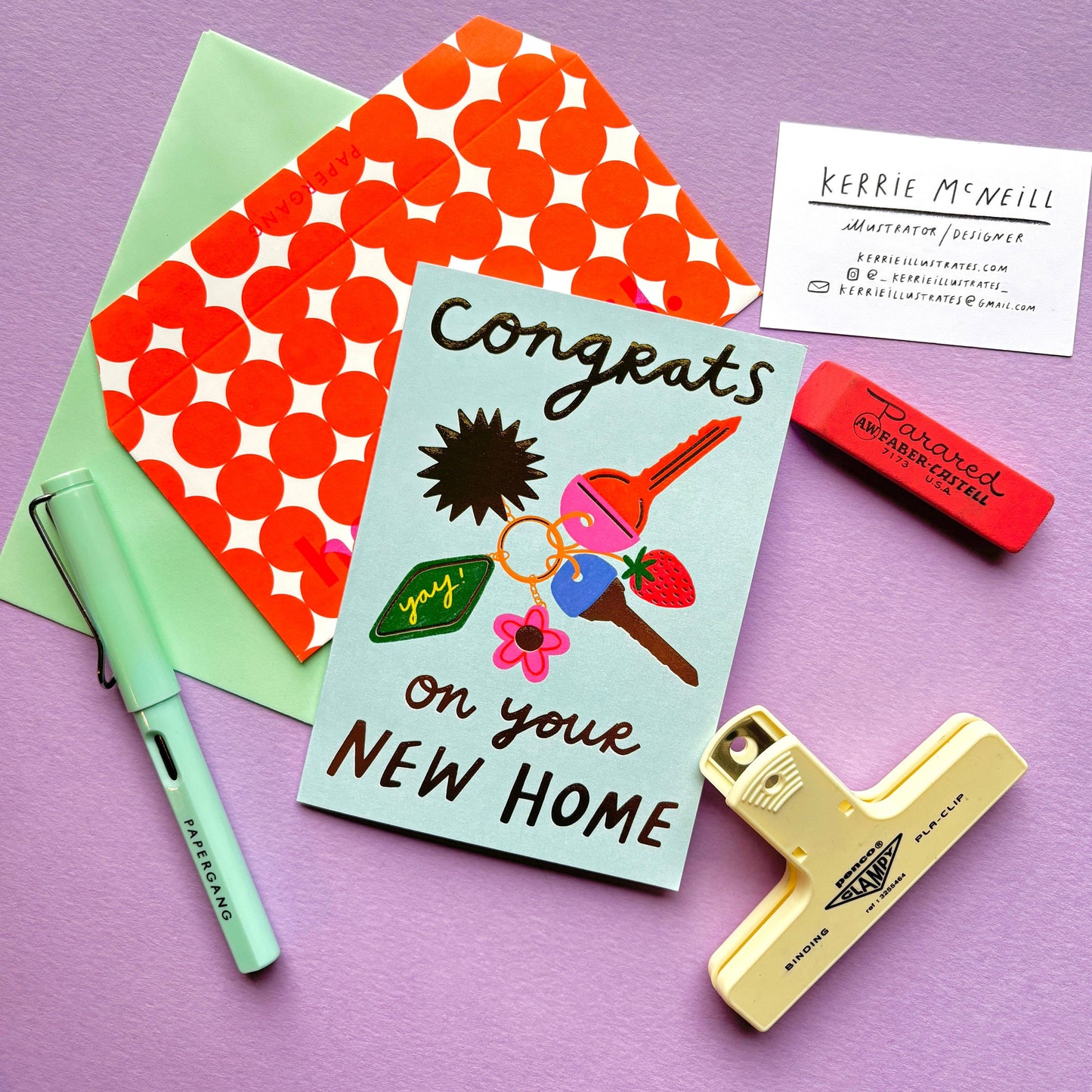 Congrats On Your New Home Keys Greeting Card