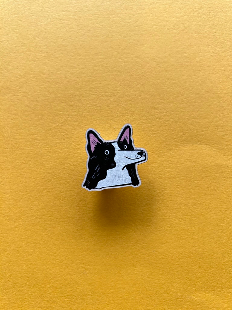 Wooden Dog Pins by Fernandes Makes