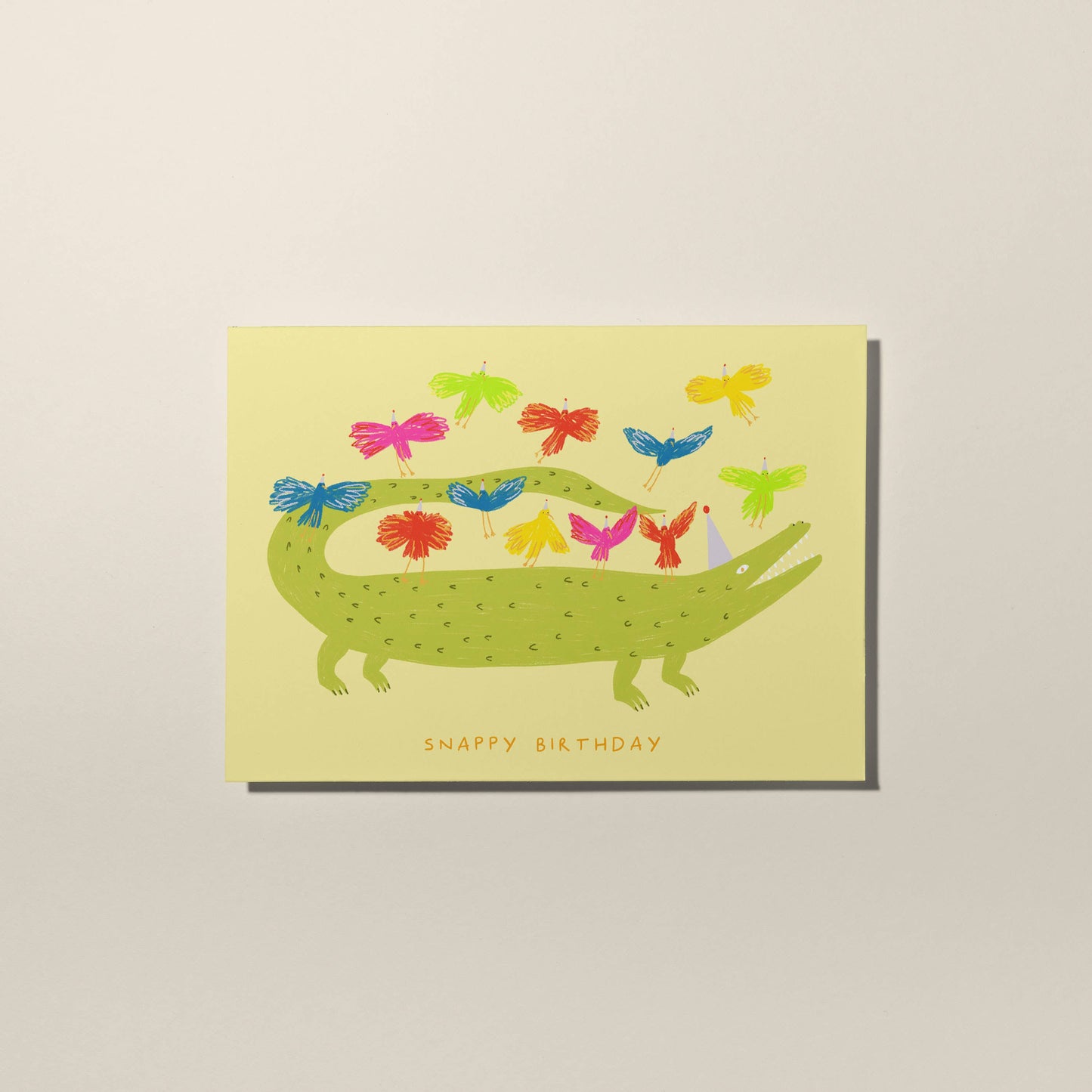 Crocodile Snappy Birthday Card | Animal Kids Birthday Card