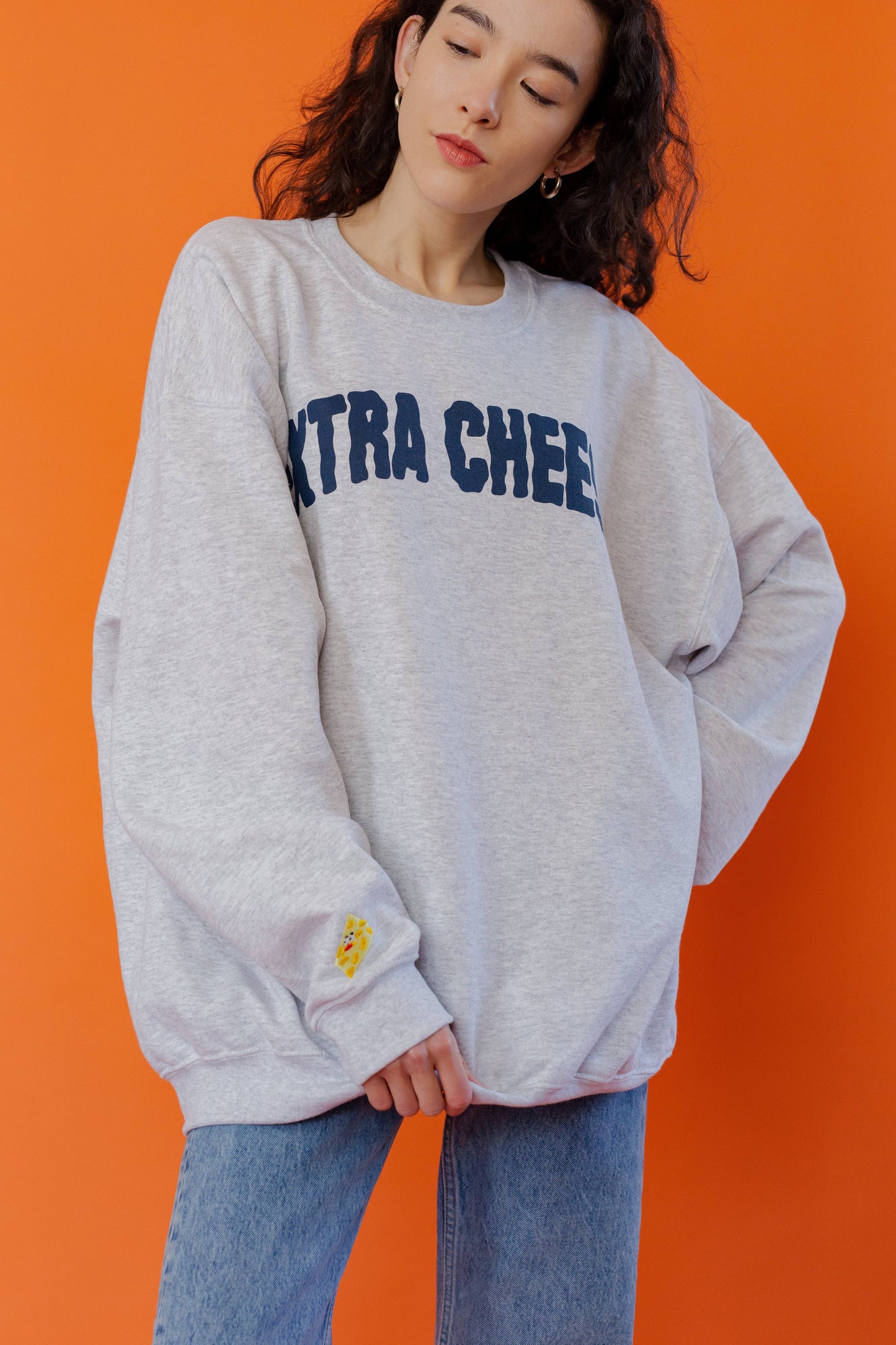 The Extra Cheese Oversized Sweatshirt