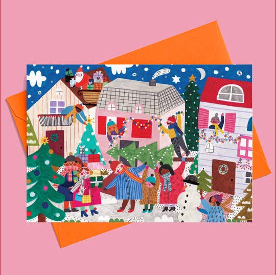 CHRISTMAS SCENE card
