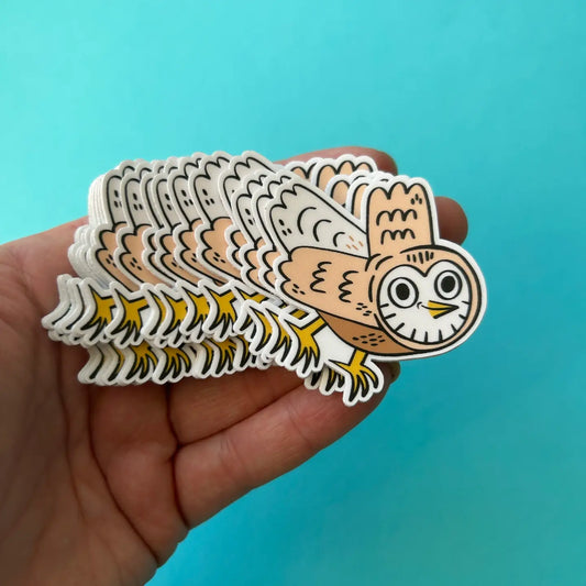 Owl Vinyl Sticker