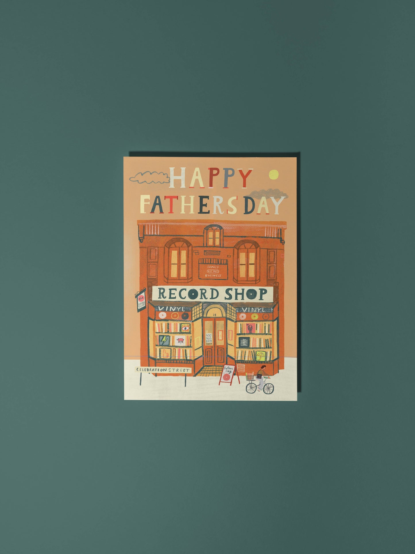 Happy Father's Day | Eclectic Vinyl Lover Card
