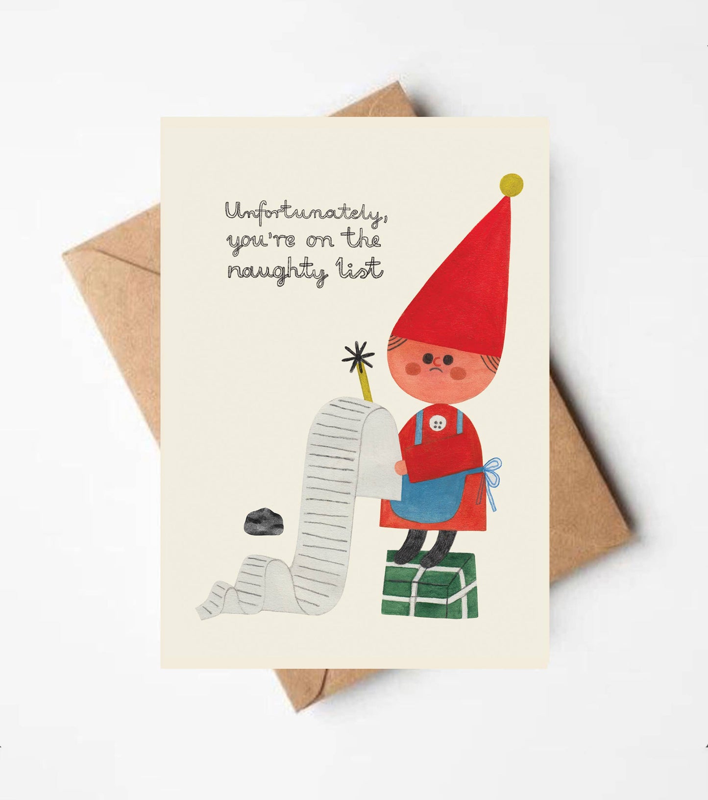 NAUGHTY LIST card