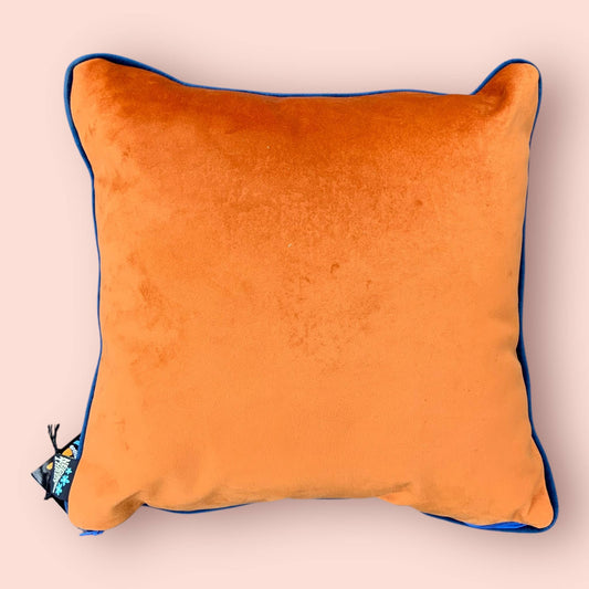Seahorse Cushion Cover - Pink/Blue