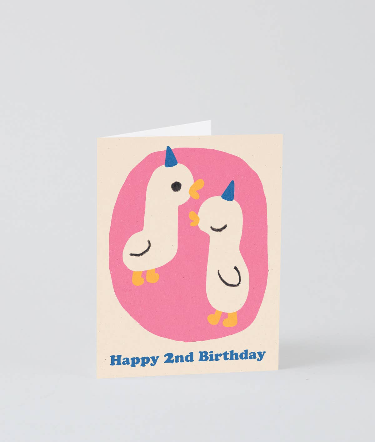 Happy 2nd Birthday Duck Greetings Card