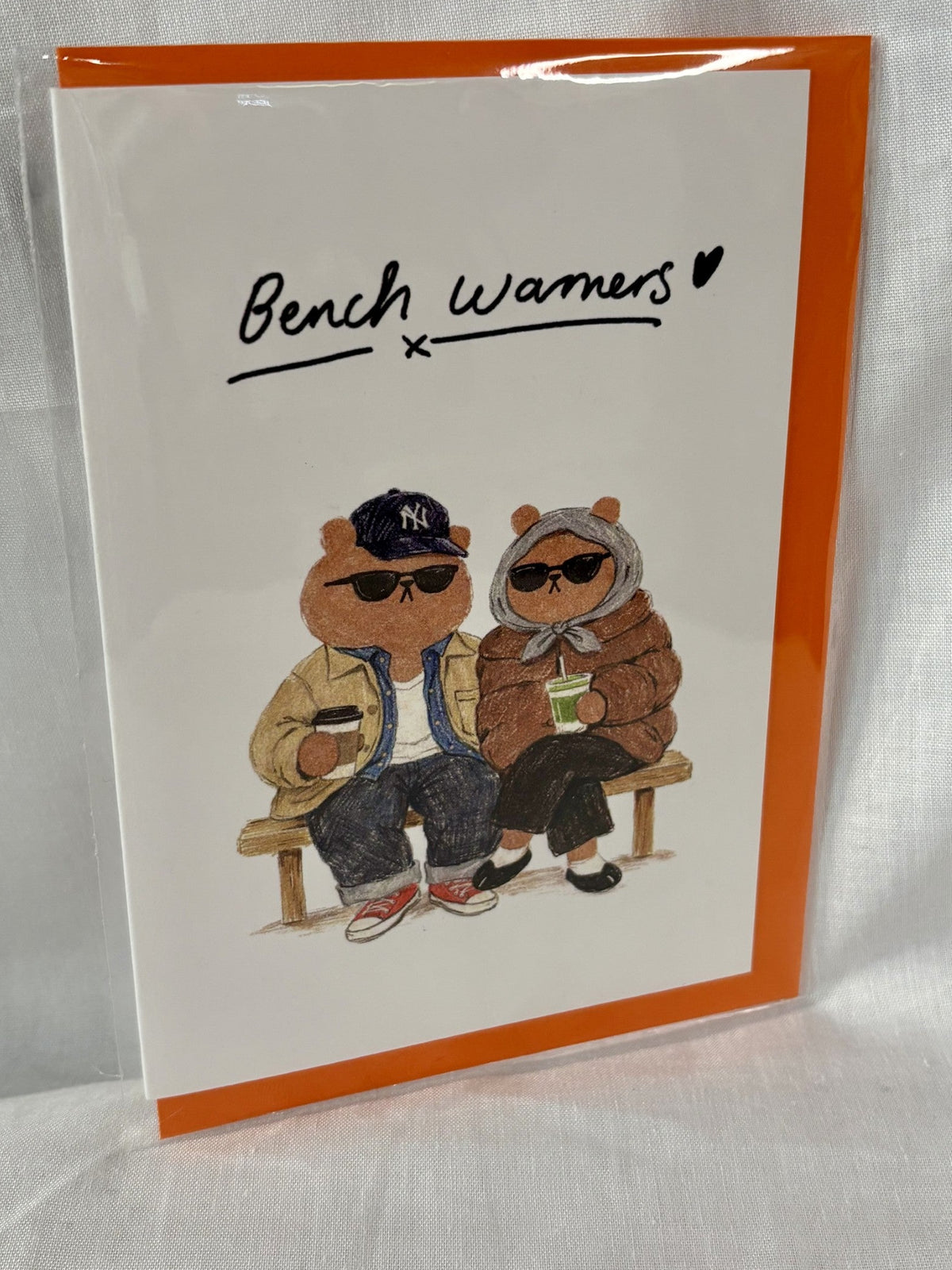 Bench Warmers Greeting Card