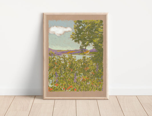 Monpardiac France A4 Art Print