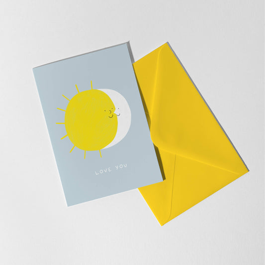 Sun And Moon Love Card | Anniversary | Valentine's Day