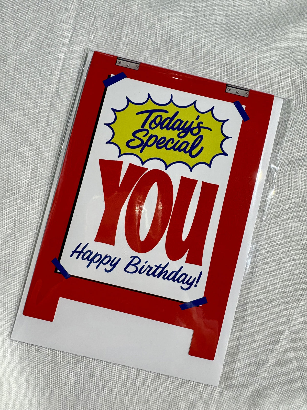 Today's Special- Happy Birthday Greeting Card