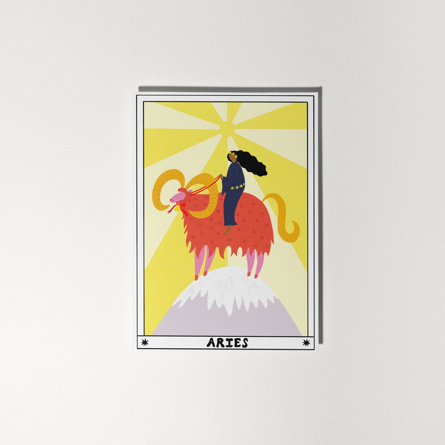 Tarot Aries Birthday Card | Horoscope | Zodiac Birthday Card
