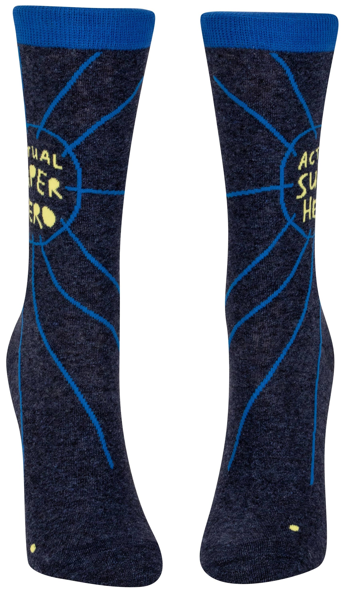 Actual Superhero Size 5-10 Crew Socks