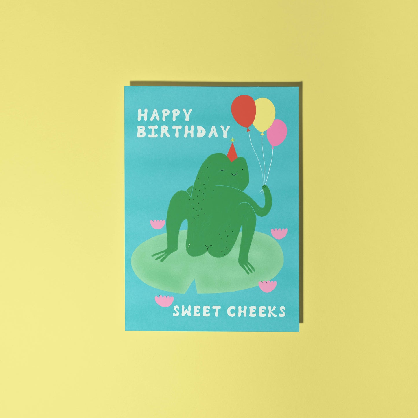 Happy Birthday Sweet Cheeks Greeting Card