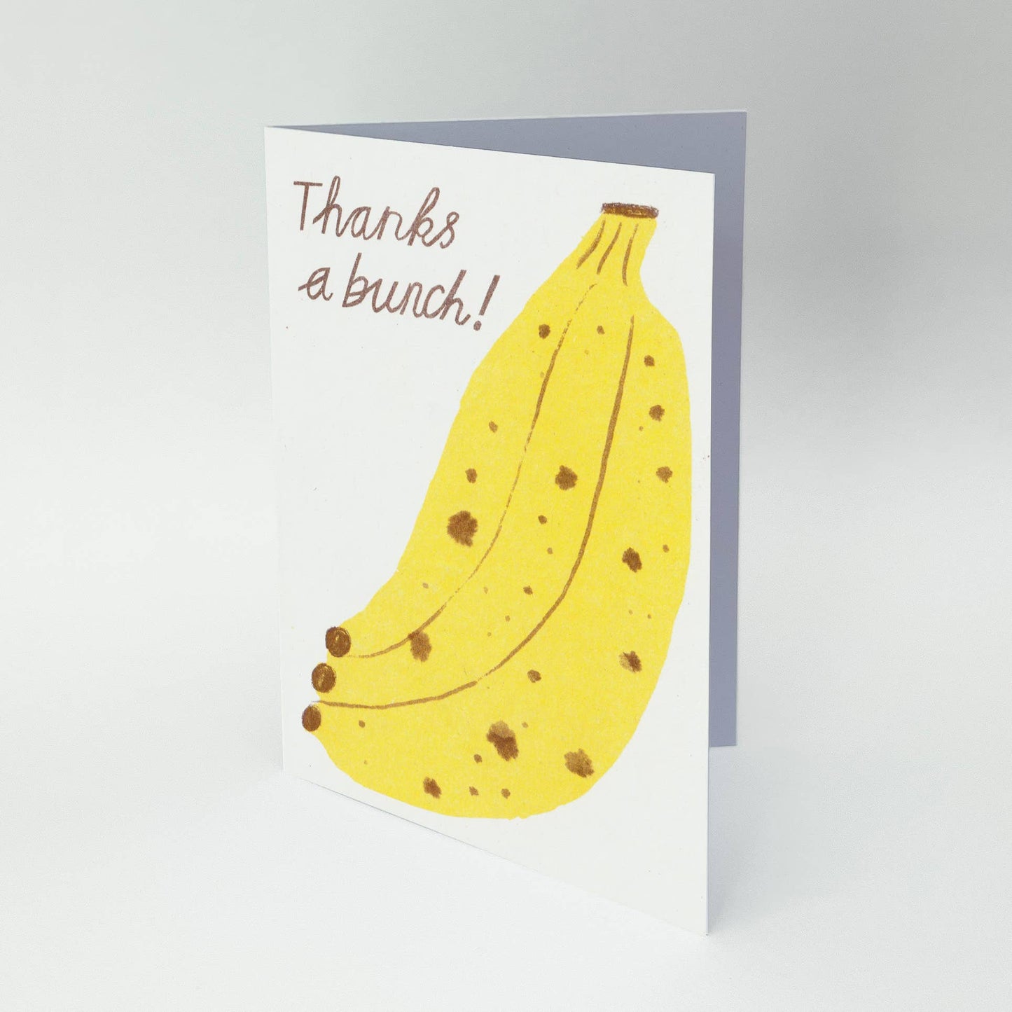 'Thanks A Bunch' card | Risograph Printed | Thank you card