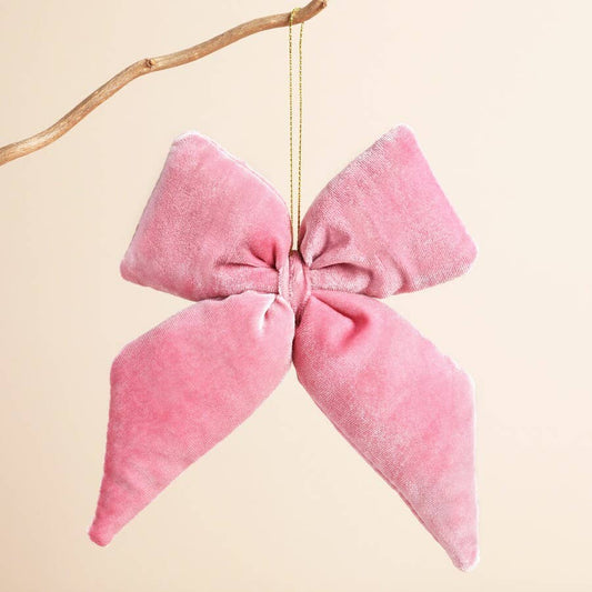 Velvet Bow Hanging Decoration