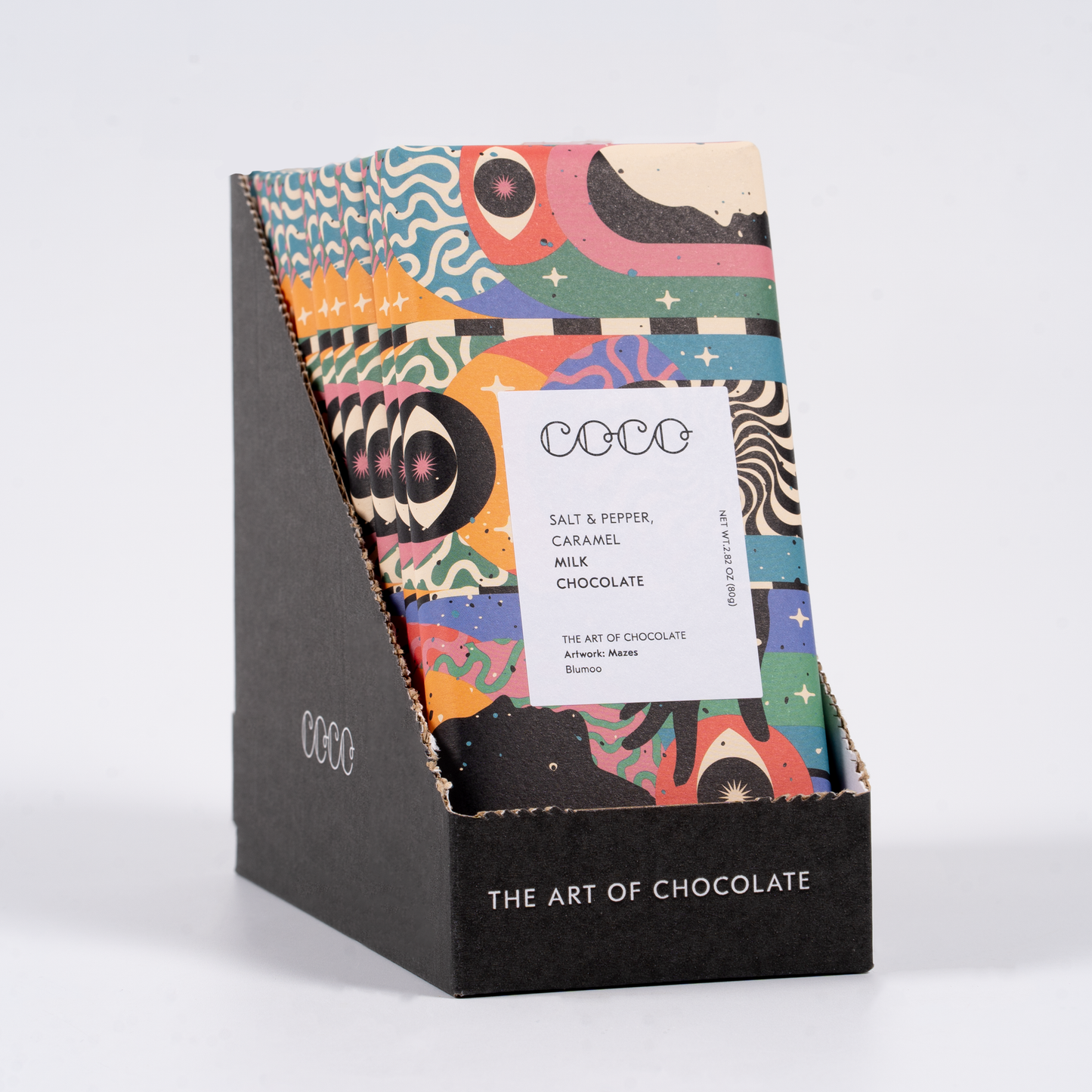 Salt & Pepper Caramel Milk Chocolate Bar 80g