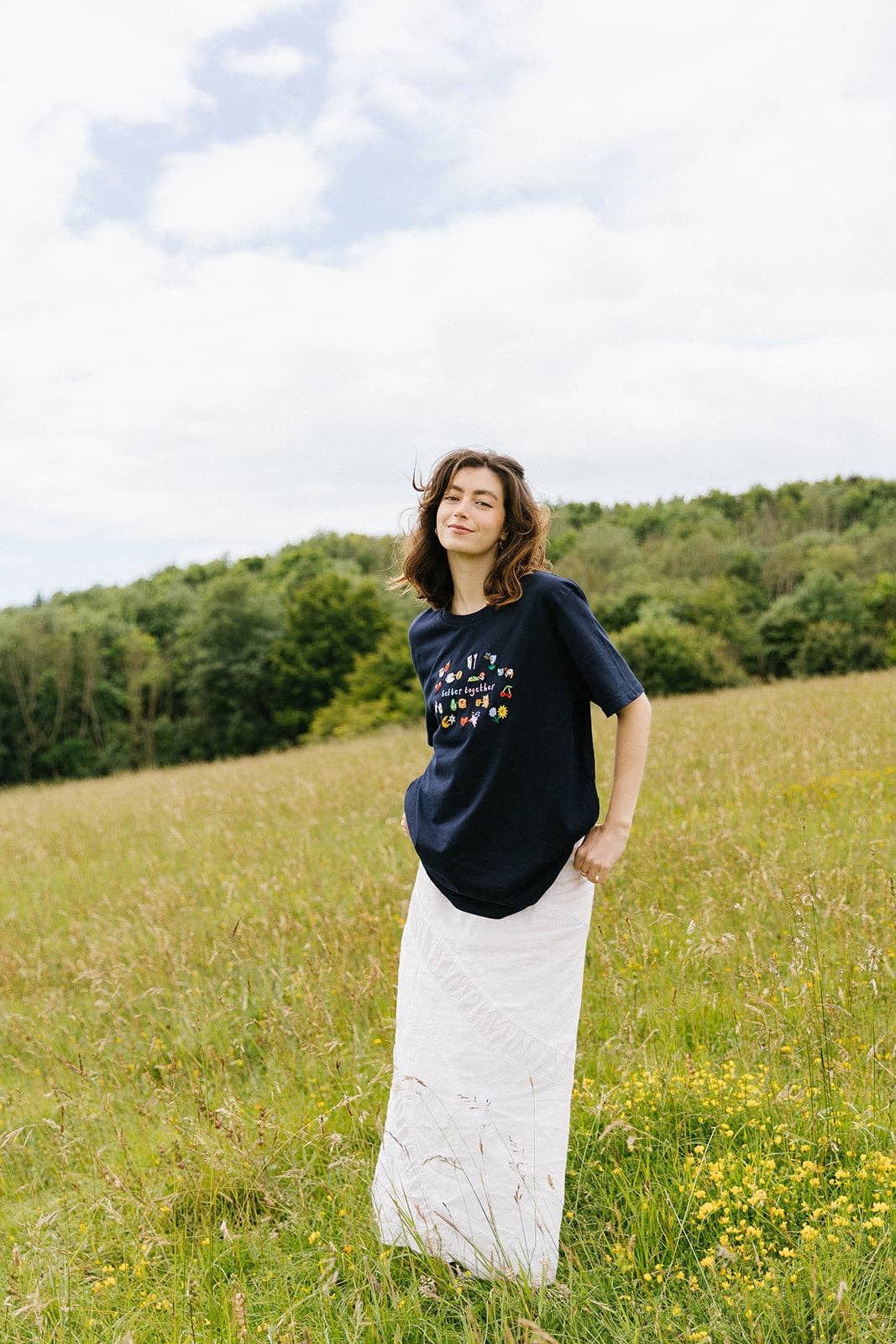 Better Together Embroidered Organic T-Shirt