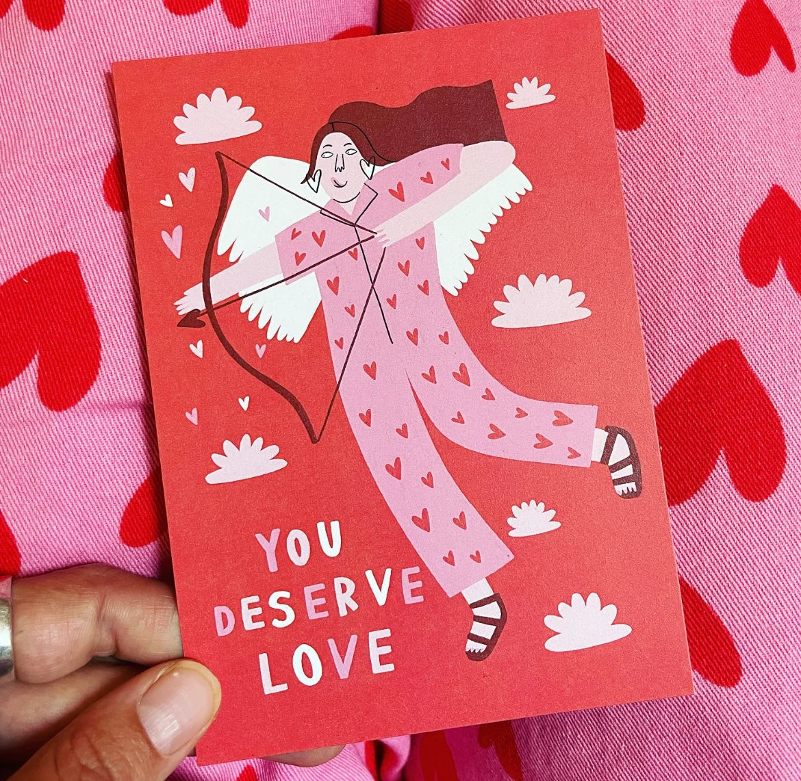 You Deserve Love - A4 Art Print by Ellastrated