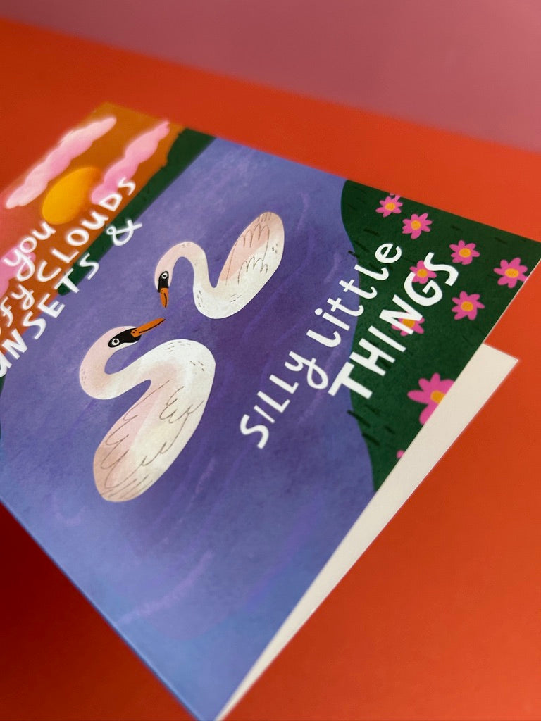 Clouds, Sunsets & Silly Little Thing Greeting Card