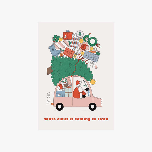 'Coming to Town' Christmas Card
