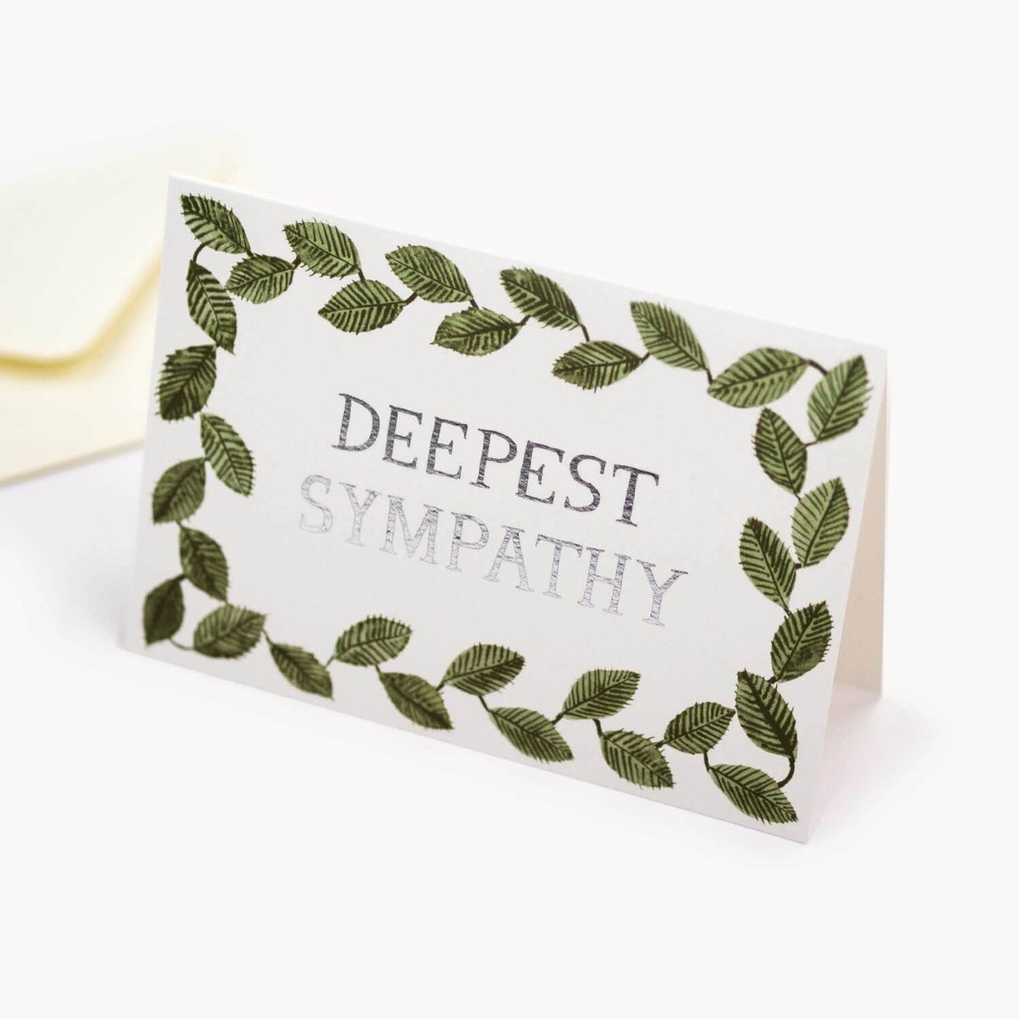 Deepest Sympathy Foiled Greeting Card