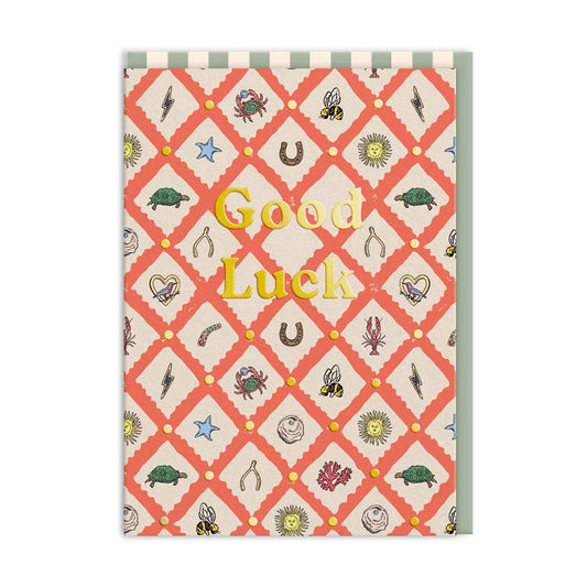 Cath Kidston Good Luck Charms Greeting Card