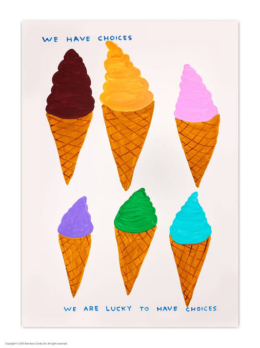 We Have Choices A6 Art Postcard